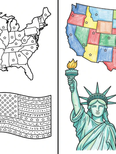 United States coloring pages