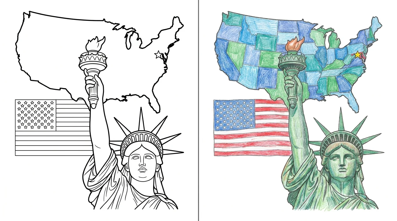49 United States Coloring Pages (Free PDFs)