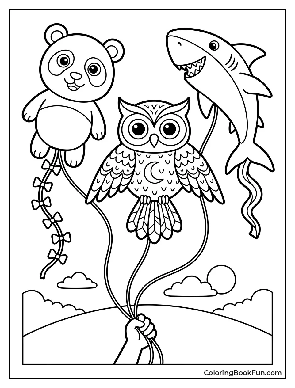 Animal Kites Fly in Parade