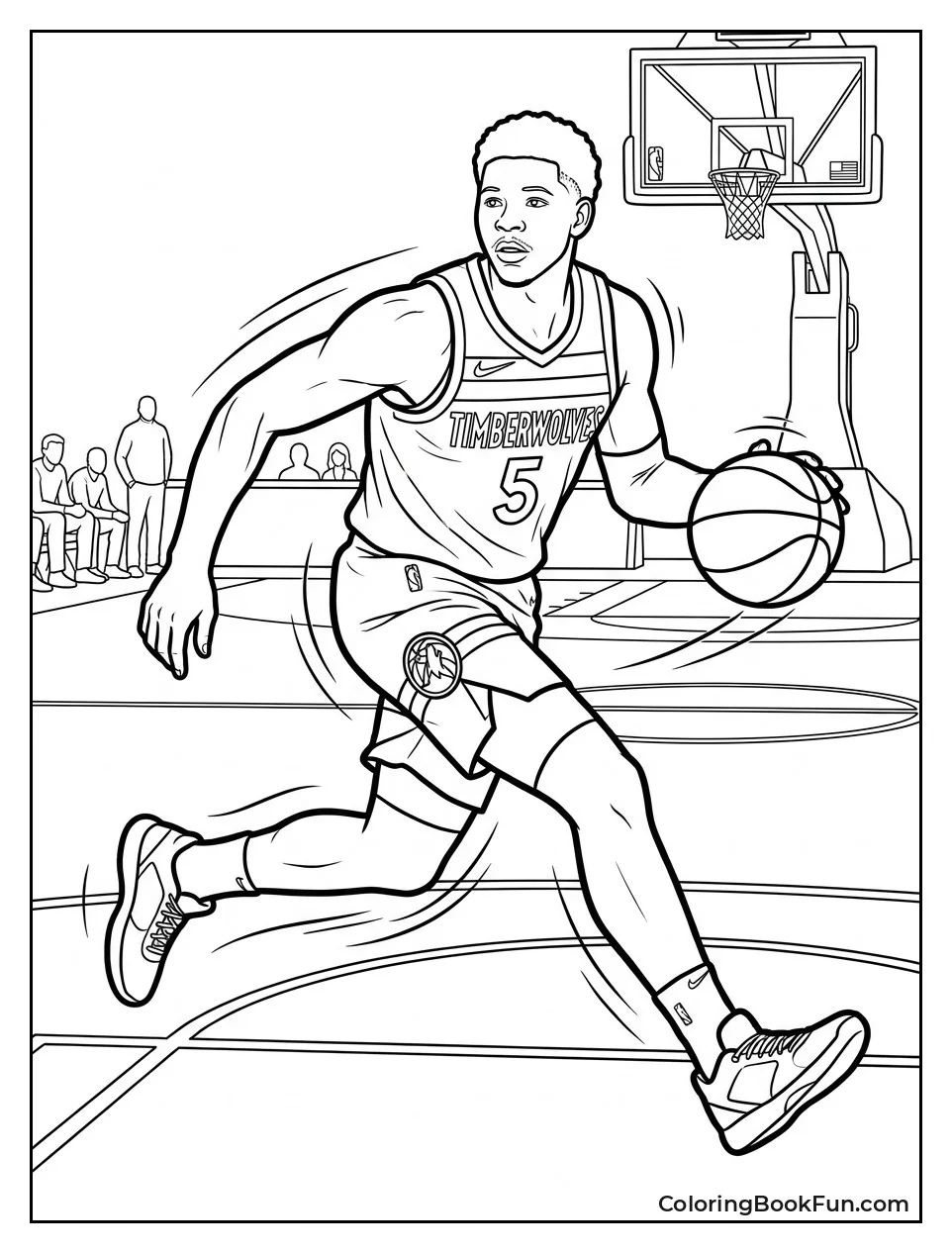 Anthony Sprinting on Fast Break