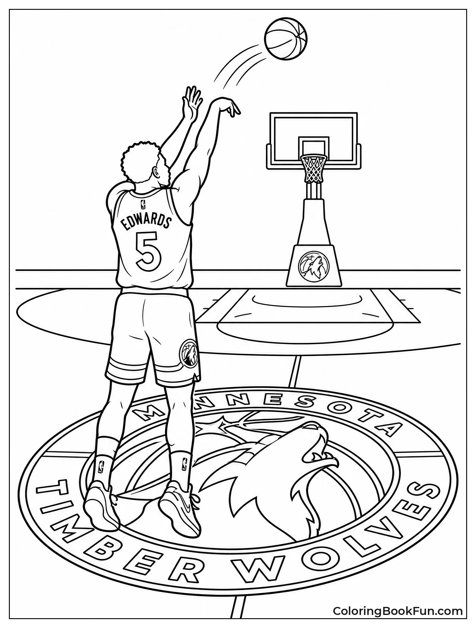 Anthony Shooting from Half Court