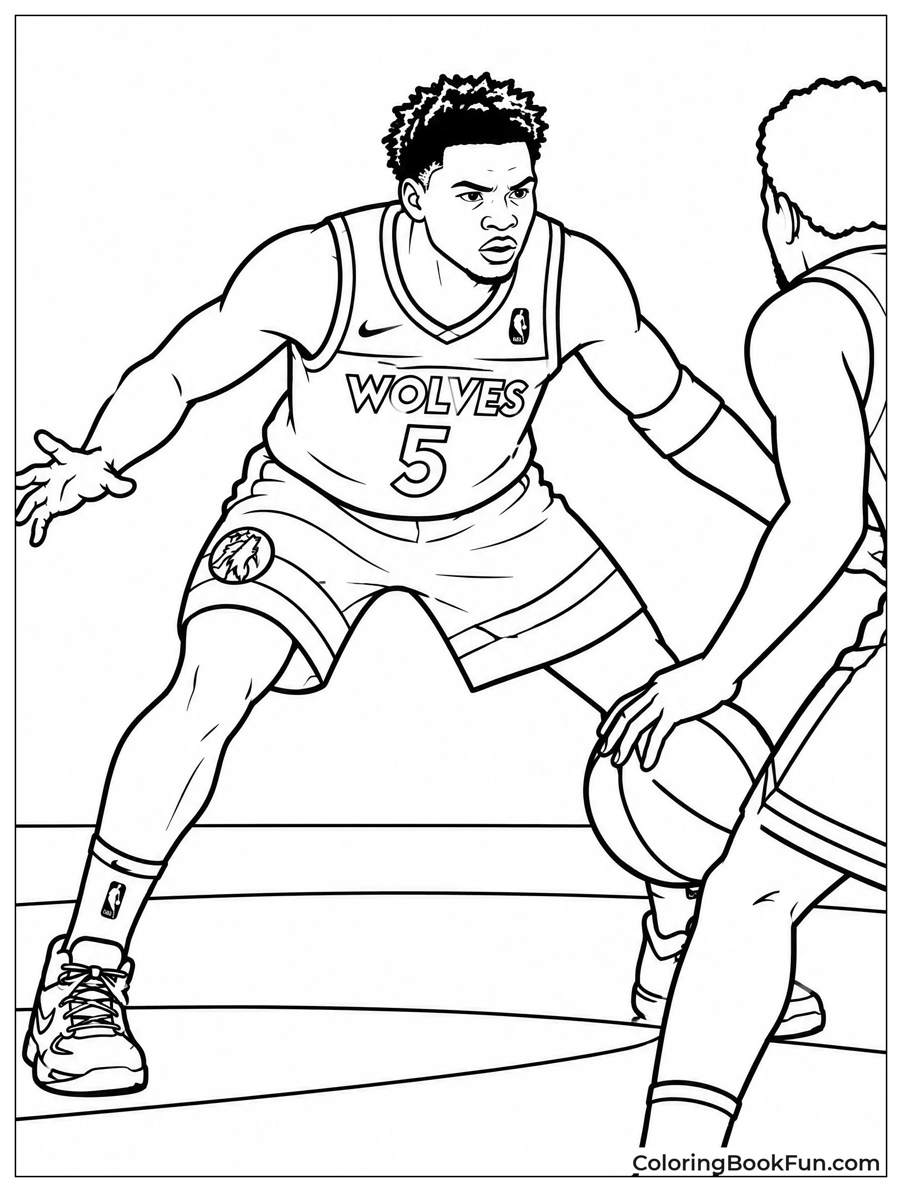 Anthony in Defensive Stance