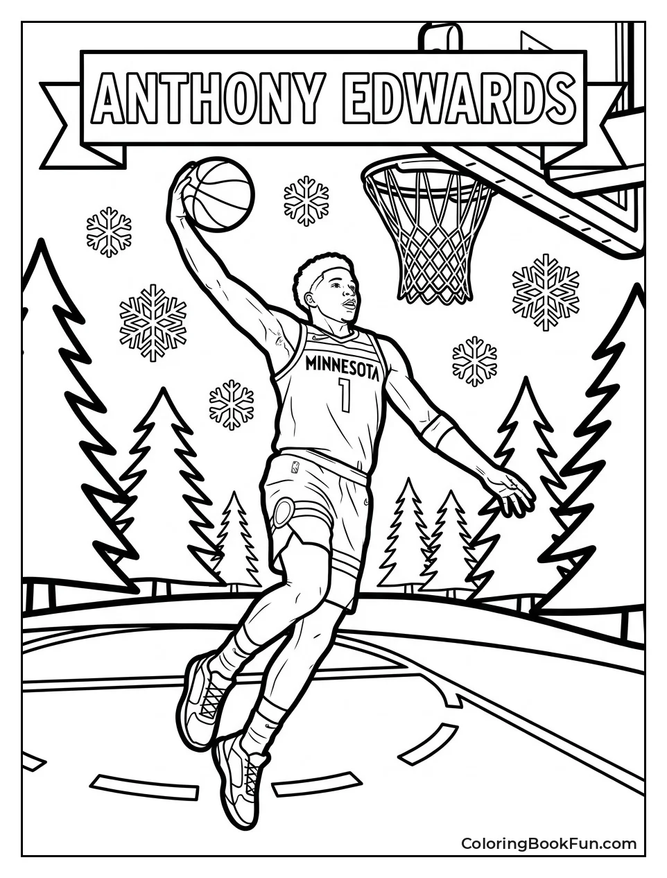 Anthony Playing in Winter