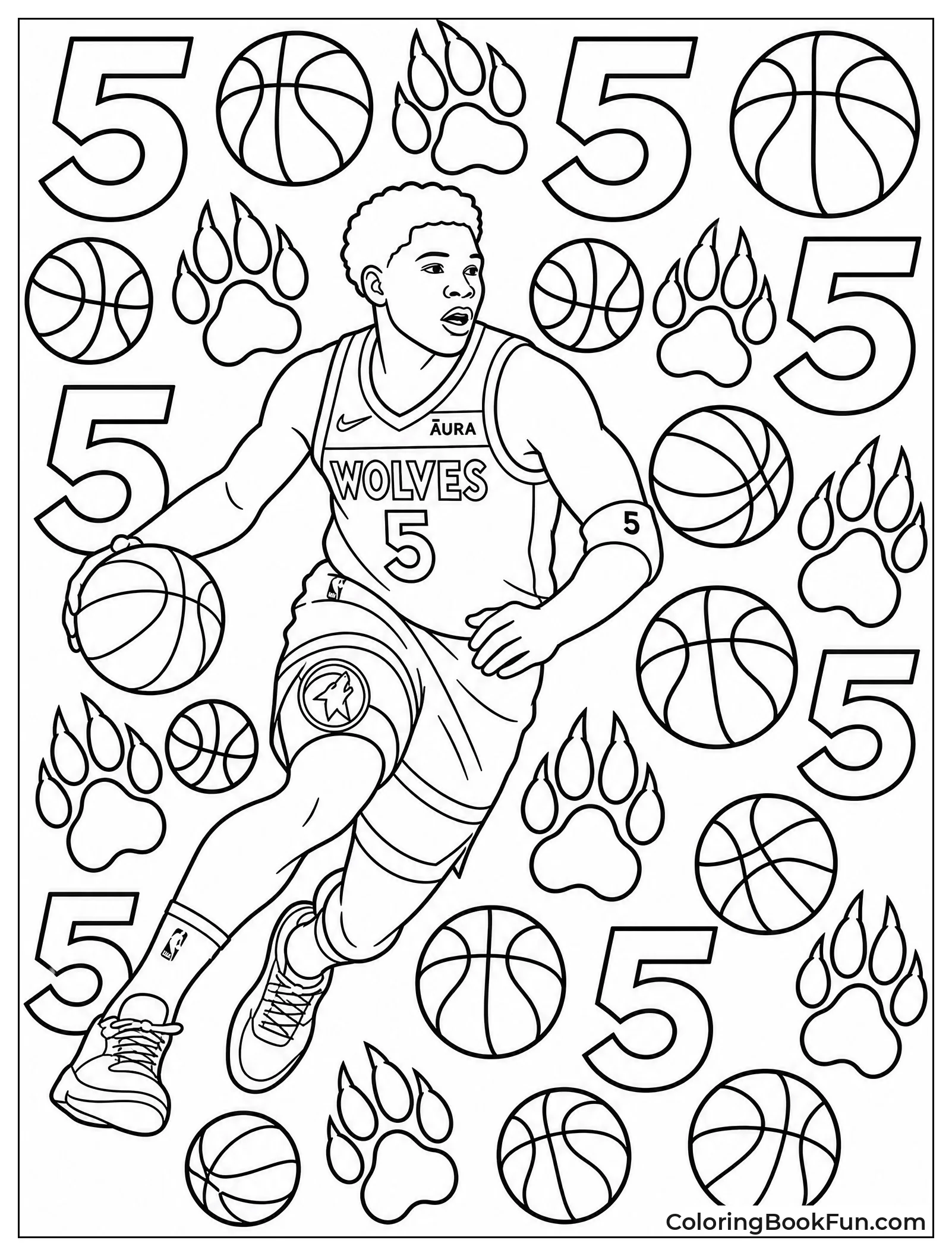 Pattern with Number Five