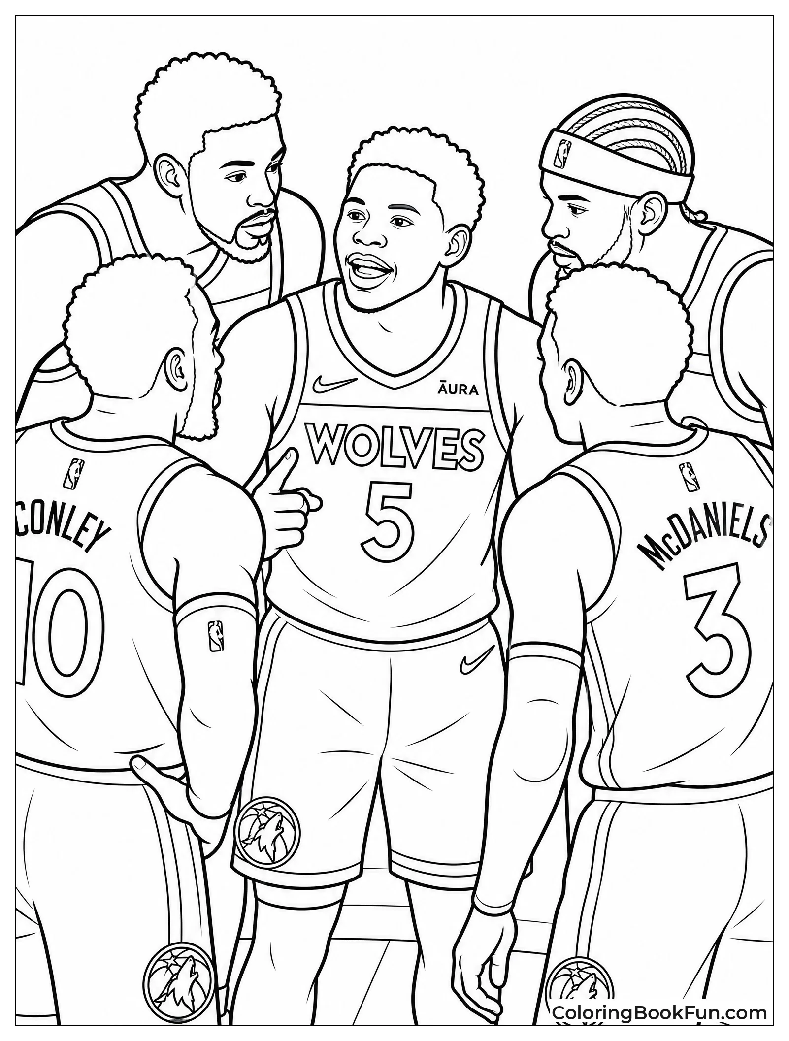 Anthony Leading Team Huddle