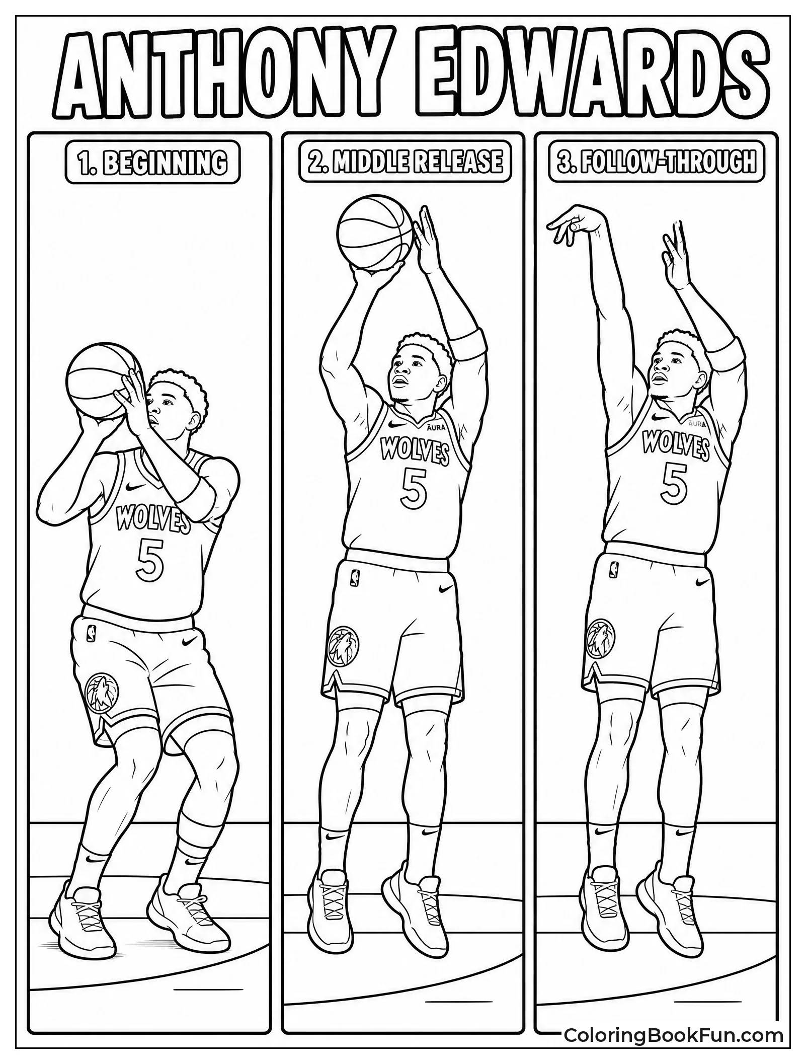 Three Frames of Jump Shot