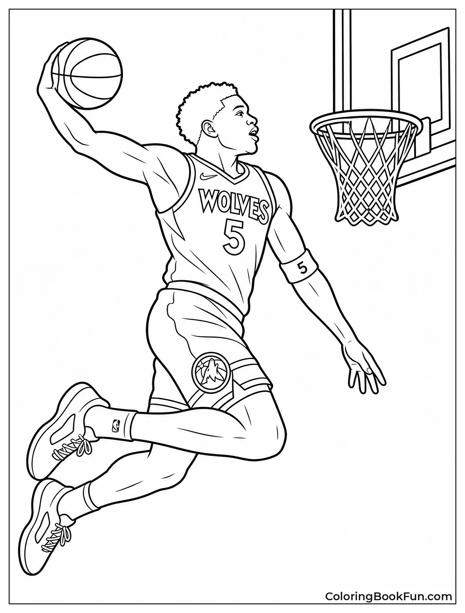 Anthony Doing Windmill Dunk