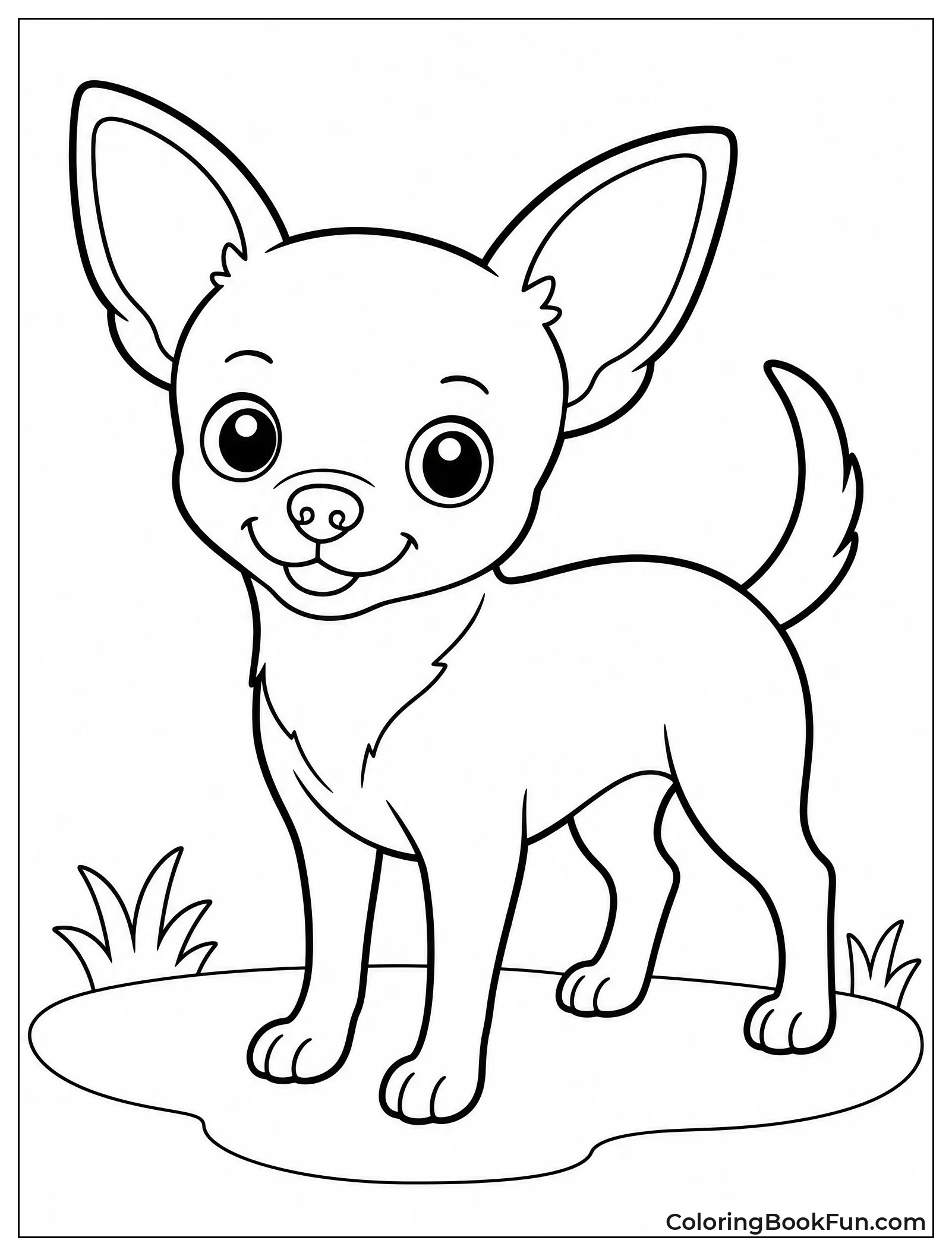 Apple Head Chihuahua Standing