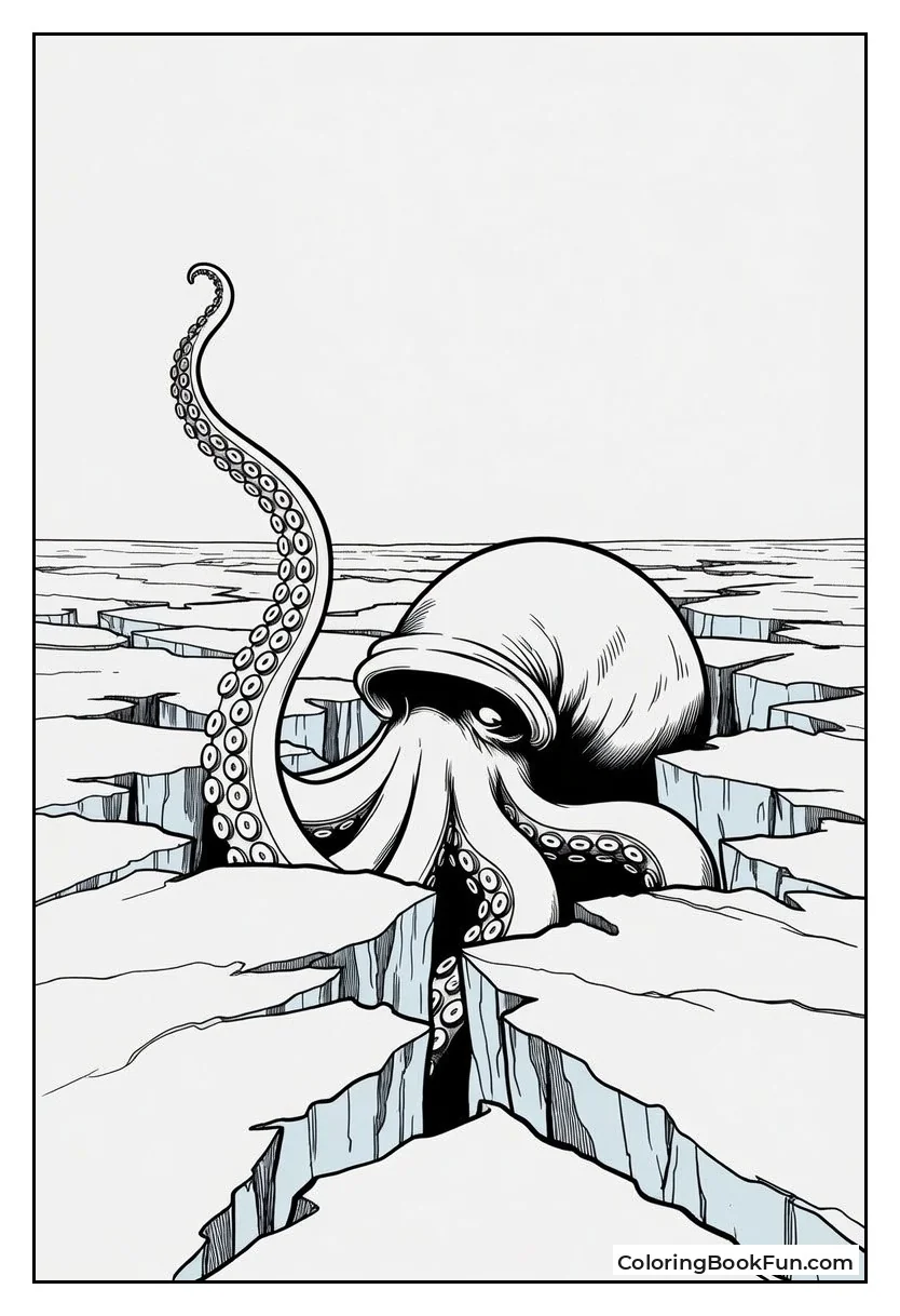 Kraken Under Arctic Ice