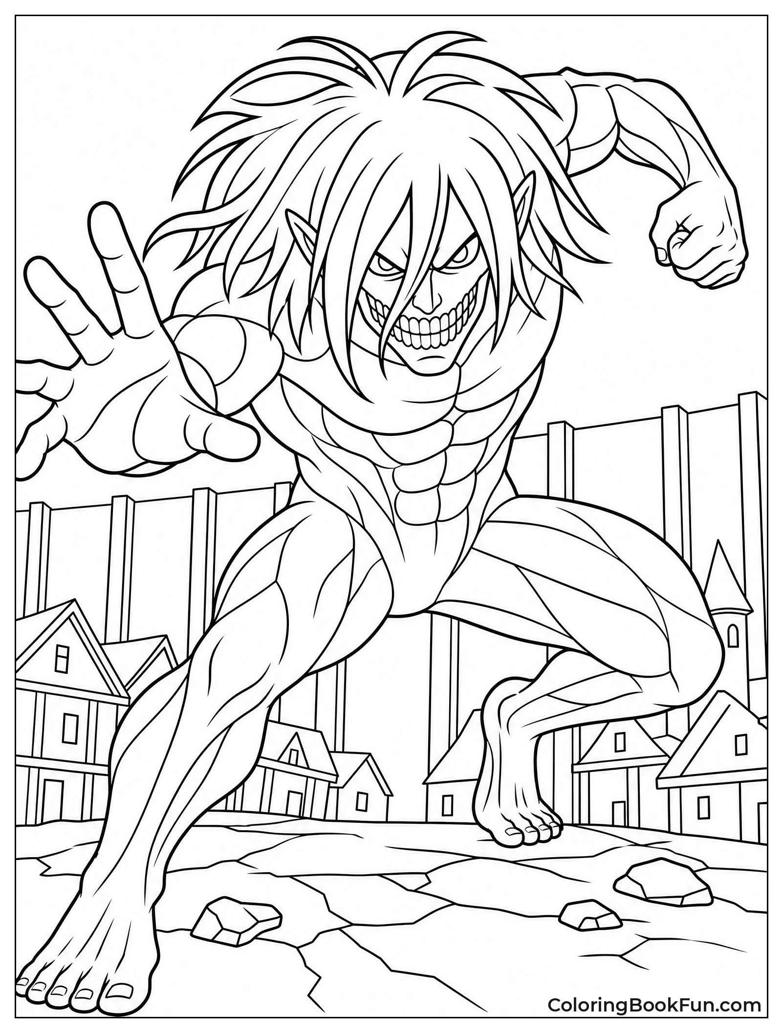 Attack Titan in Fighting Stance