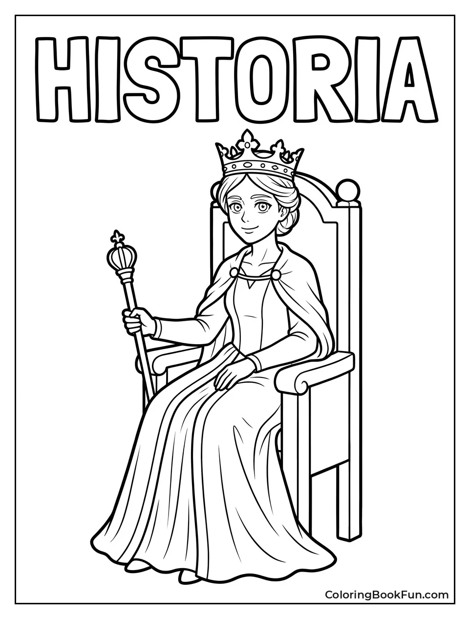 Historia Wearing Her Queen Crown
