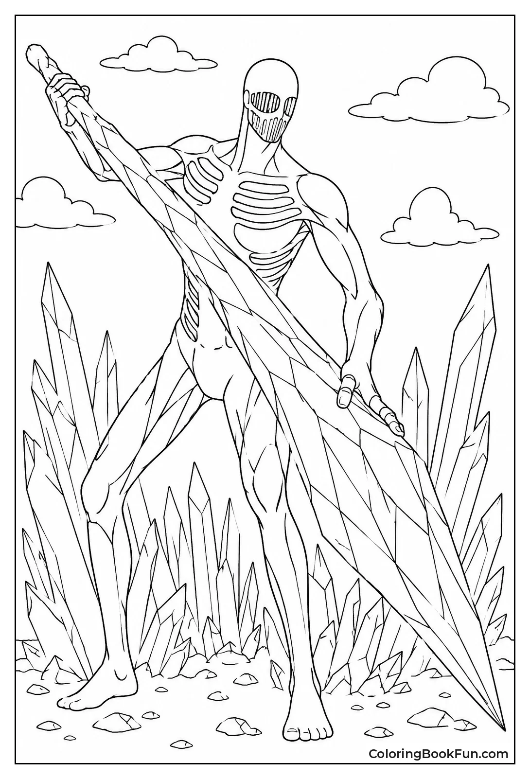 War Hammer Titan Holding Crystal Spear