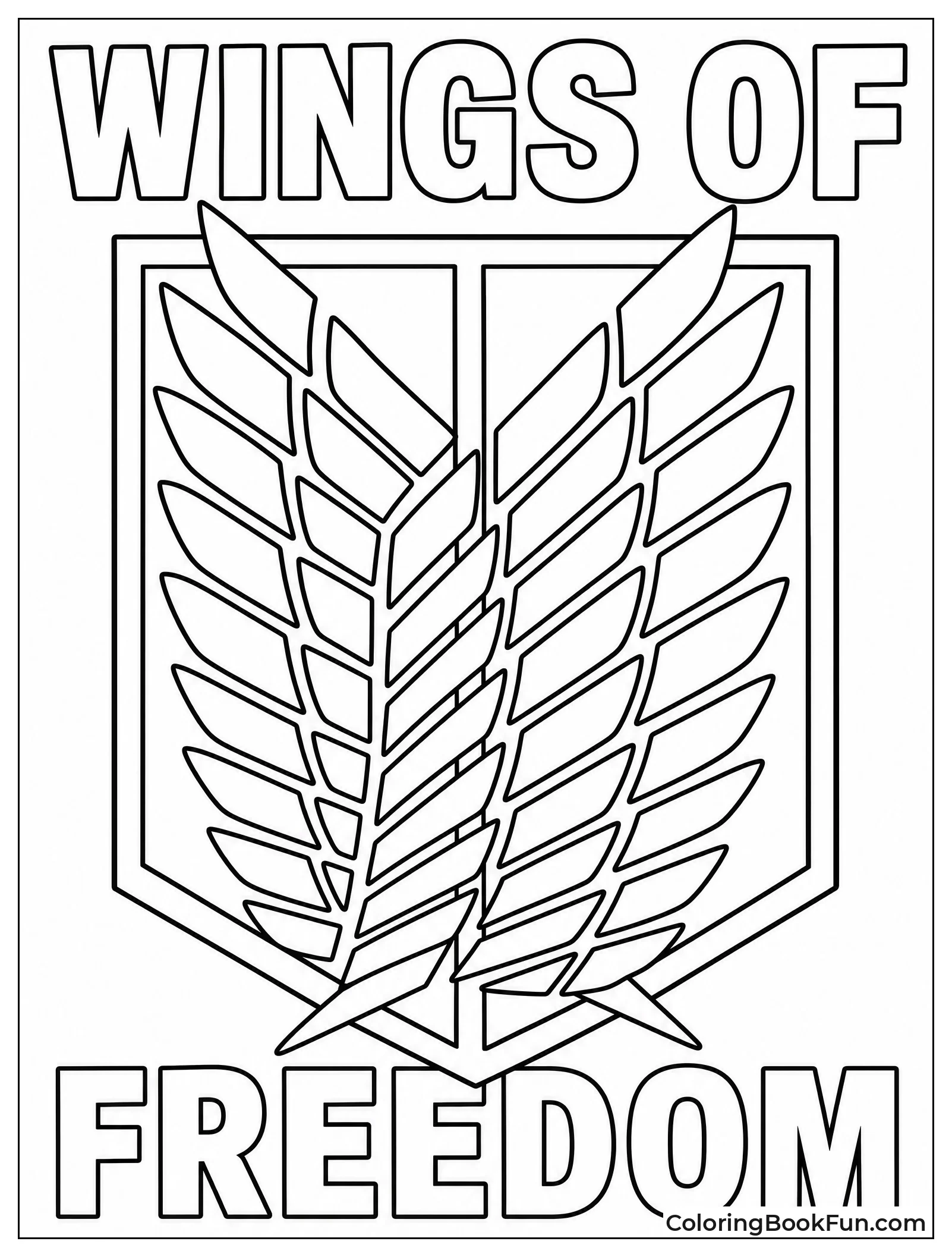 Wings of Freedom Badge Design