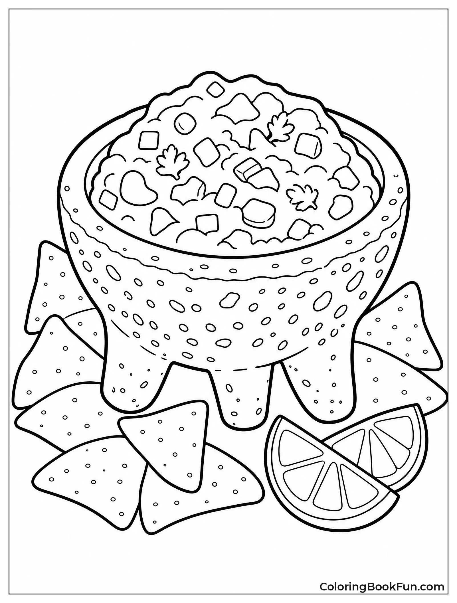 Big Bowl of Chunky Guacamole