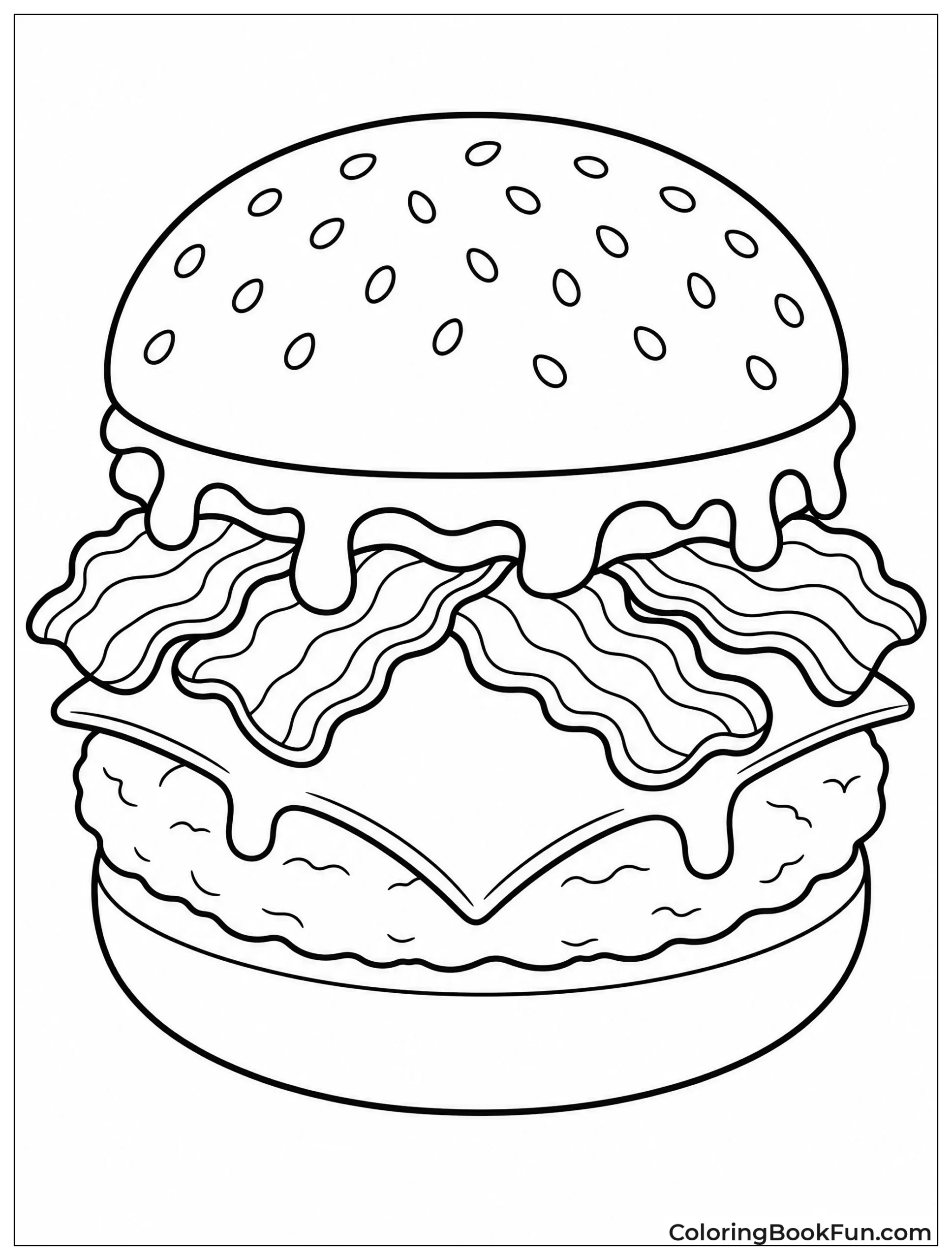 Bacon Cheeseburger with Sauce