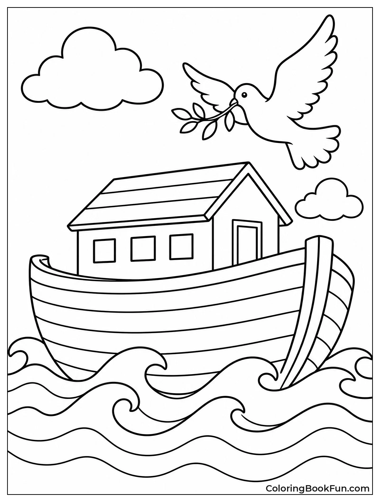 Ark with Returning Dove