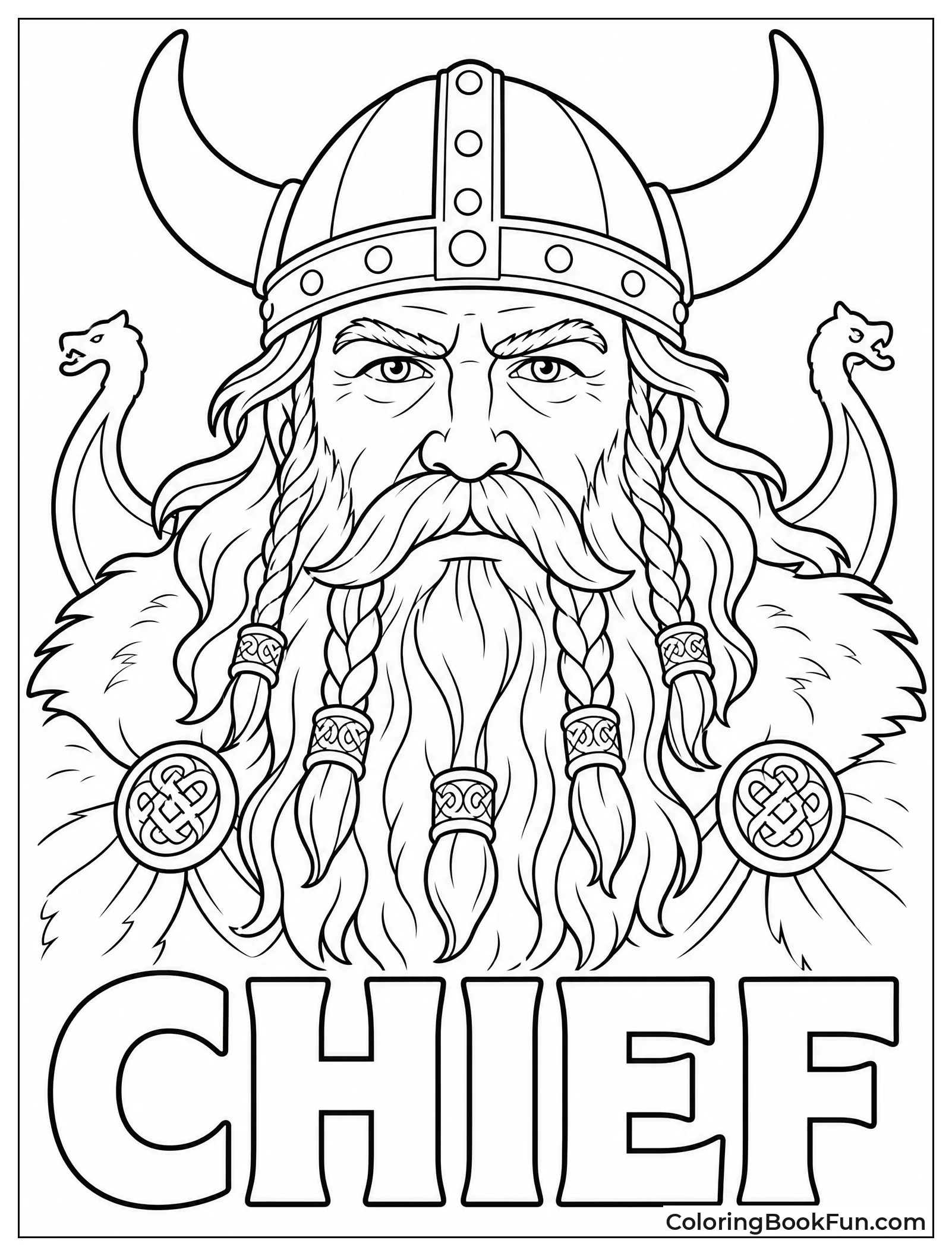Chieftain Shows Off Long Beard