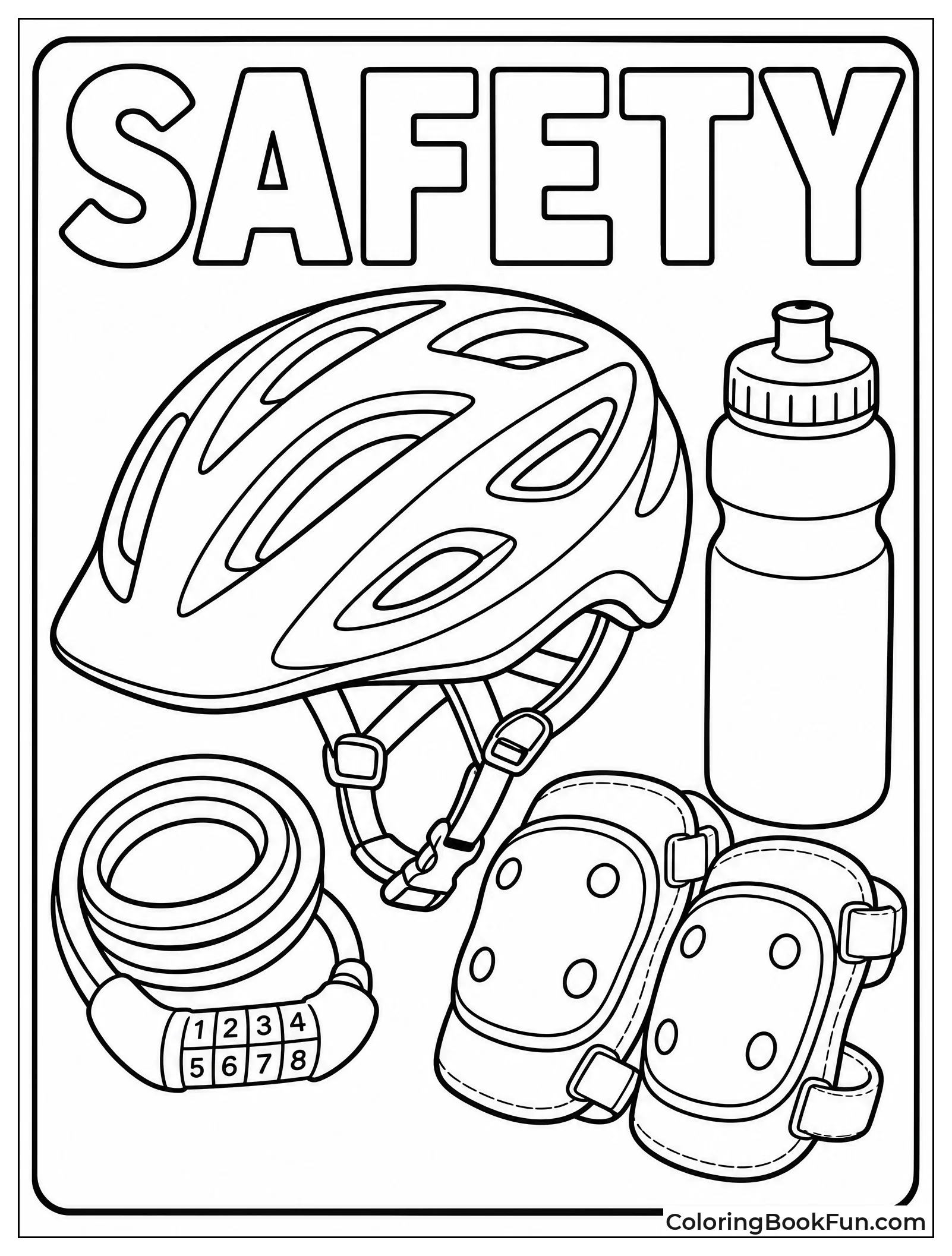 Close Up of Bike Gear