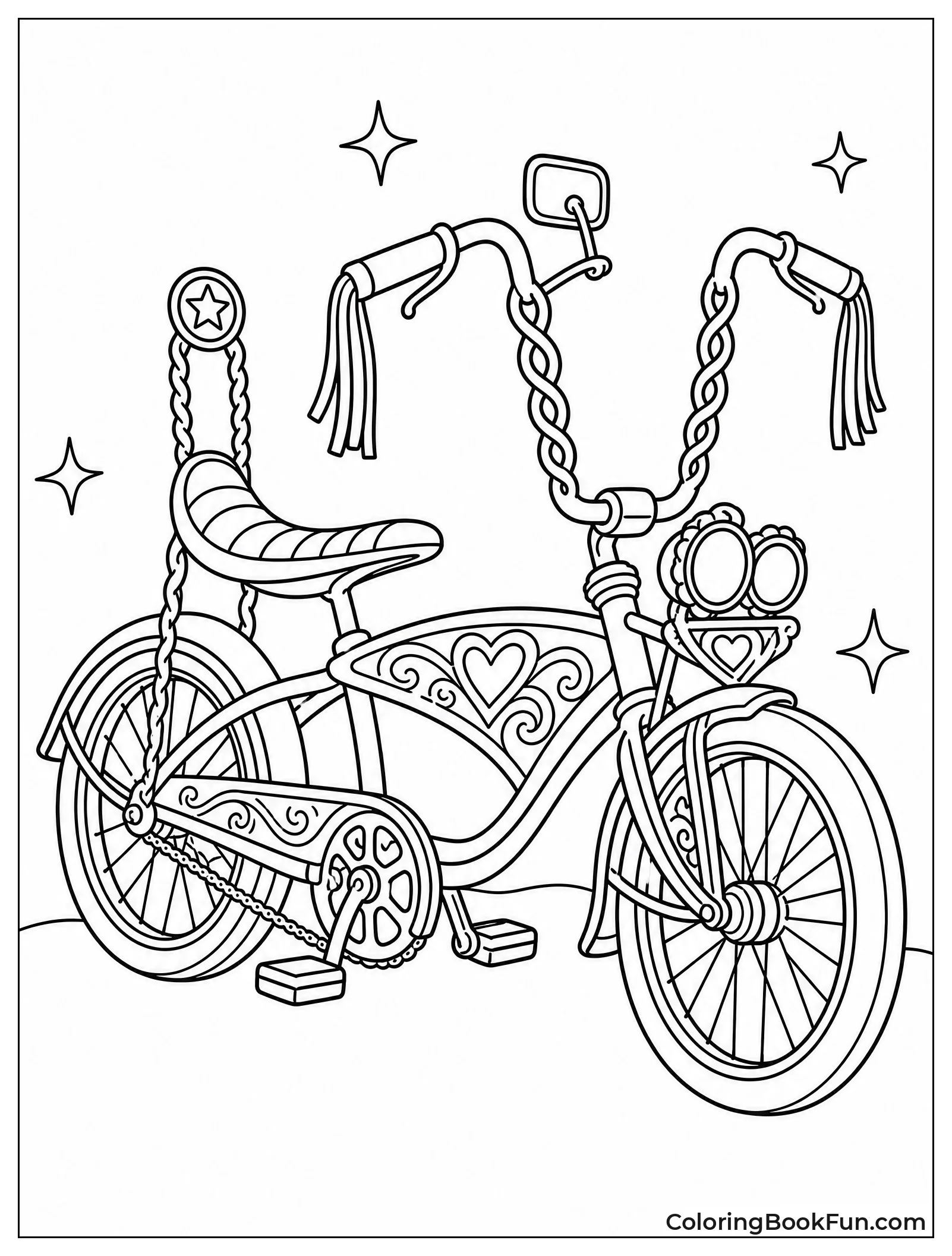 Lowrider Bicycle with Cool Designs
