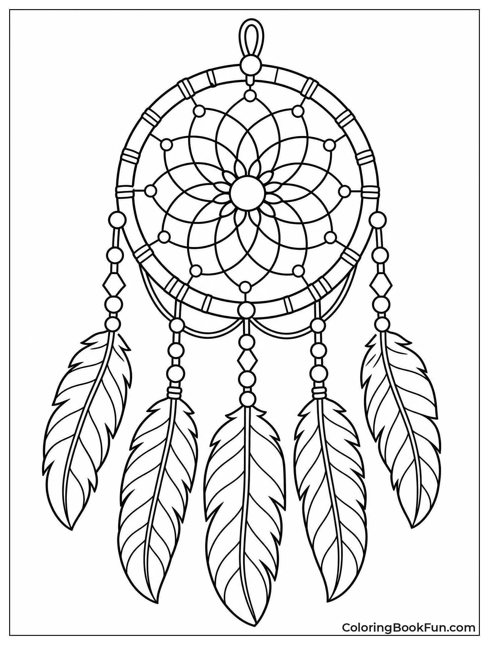 Bohemian Patterns with Layered Feathers