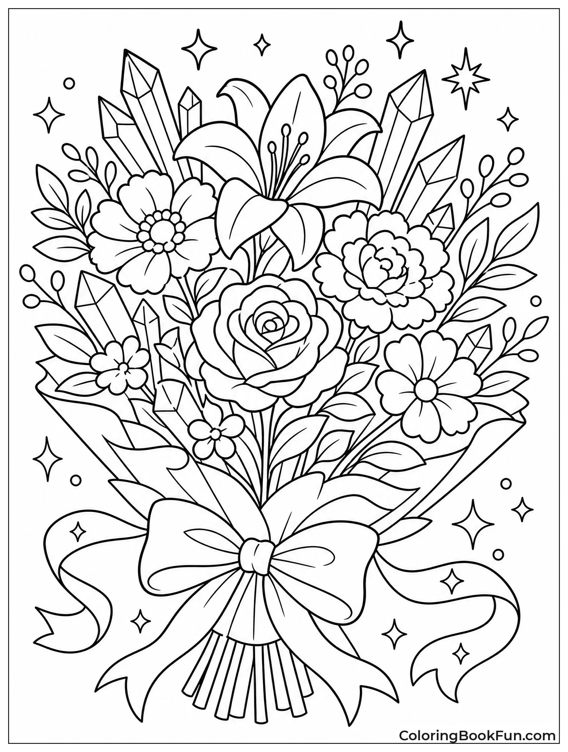 Glowing Magical Fantasy Bouquet