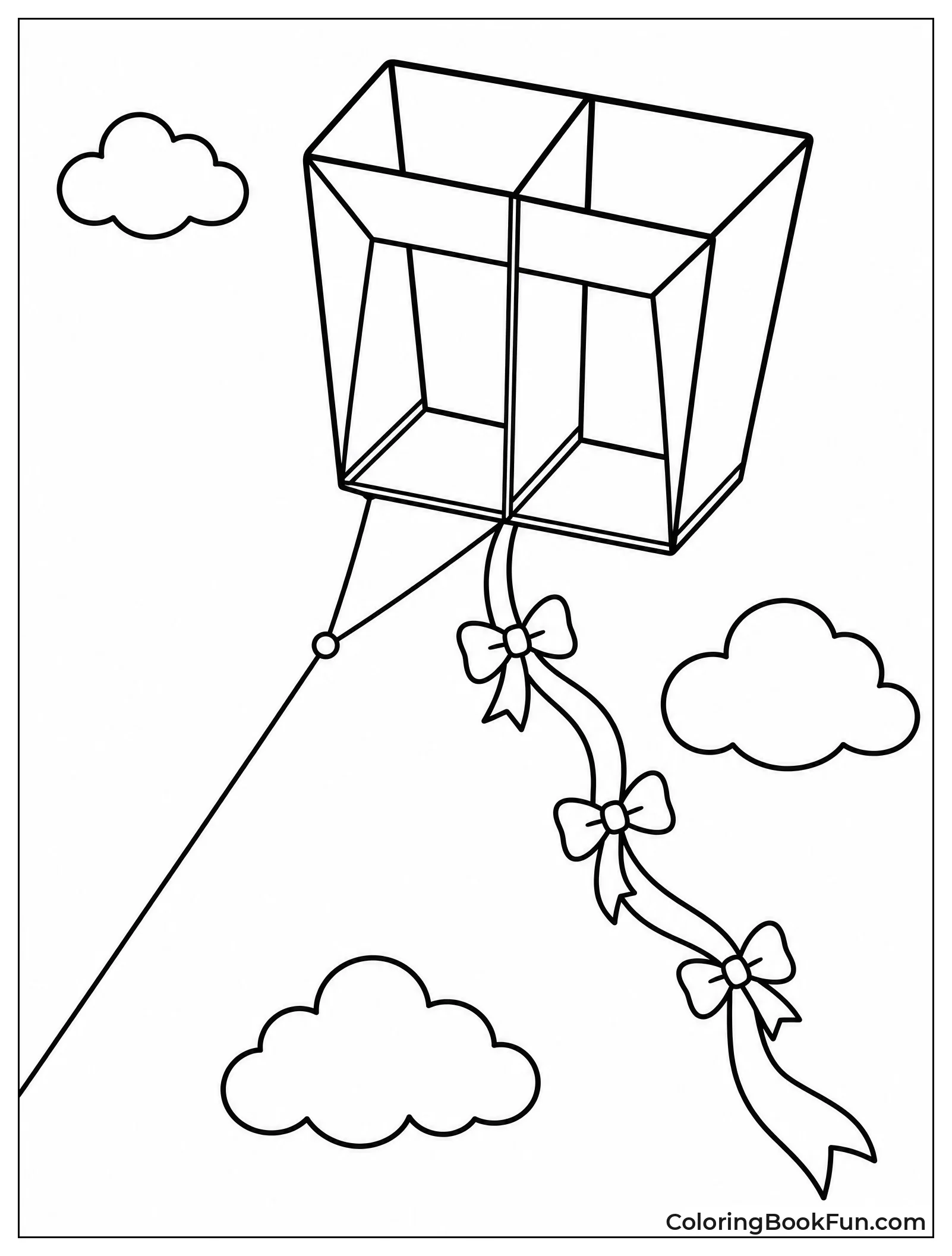 Box Kite Shows Hollow Panels