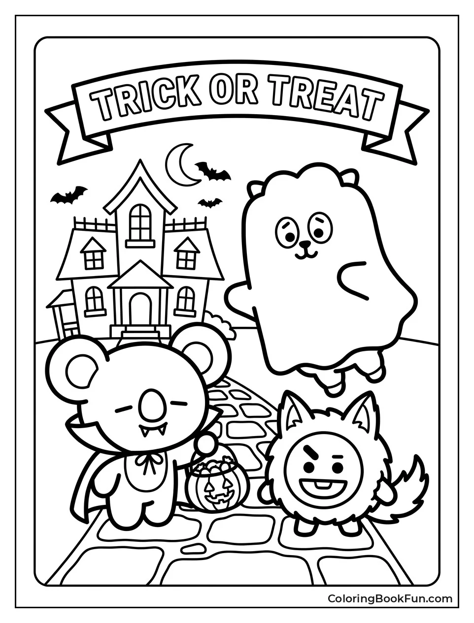BT21 in Monster Halloween Costumes