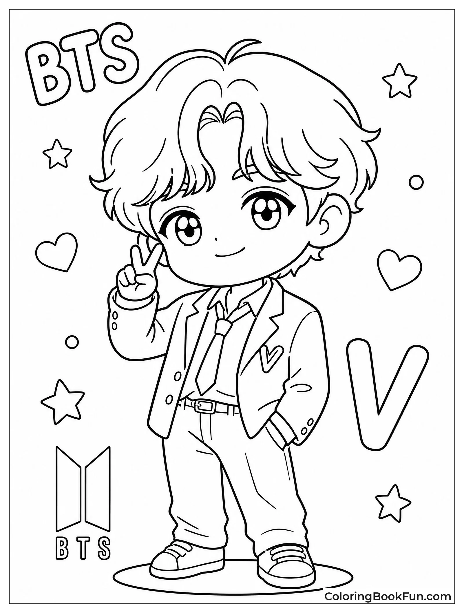 Chibi V Looking Super Cute