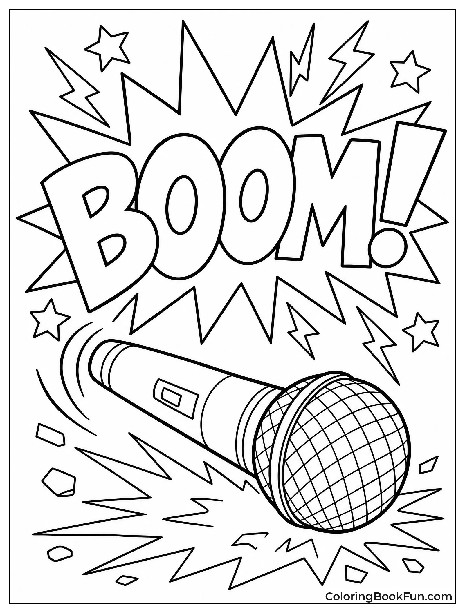 Microphone Dropping with Big Boom