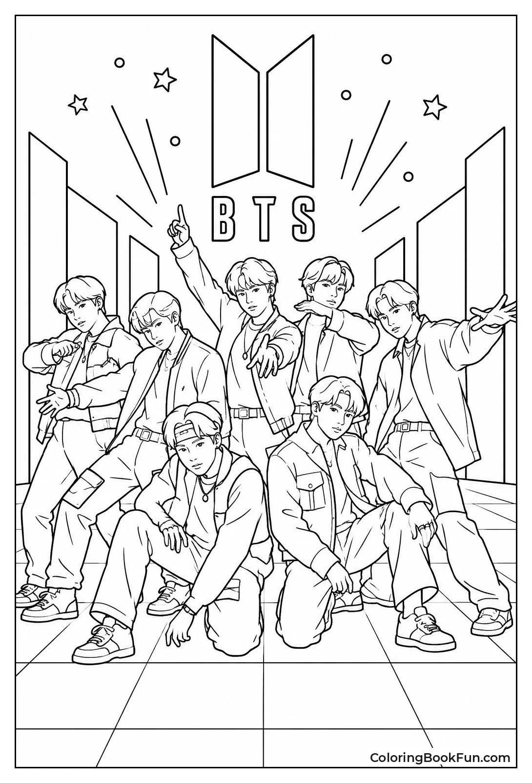 BTS Dancing in Music Video