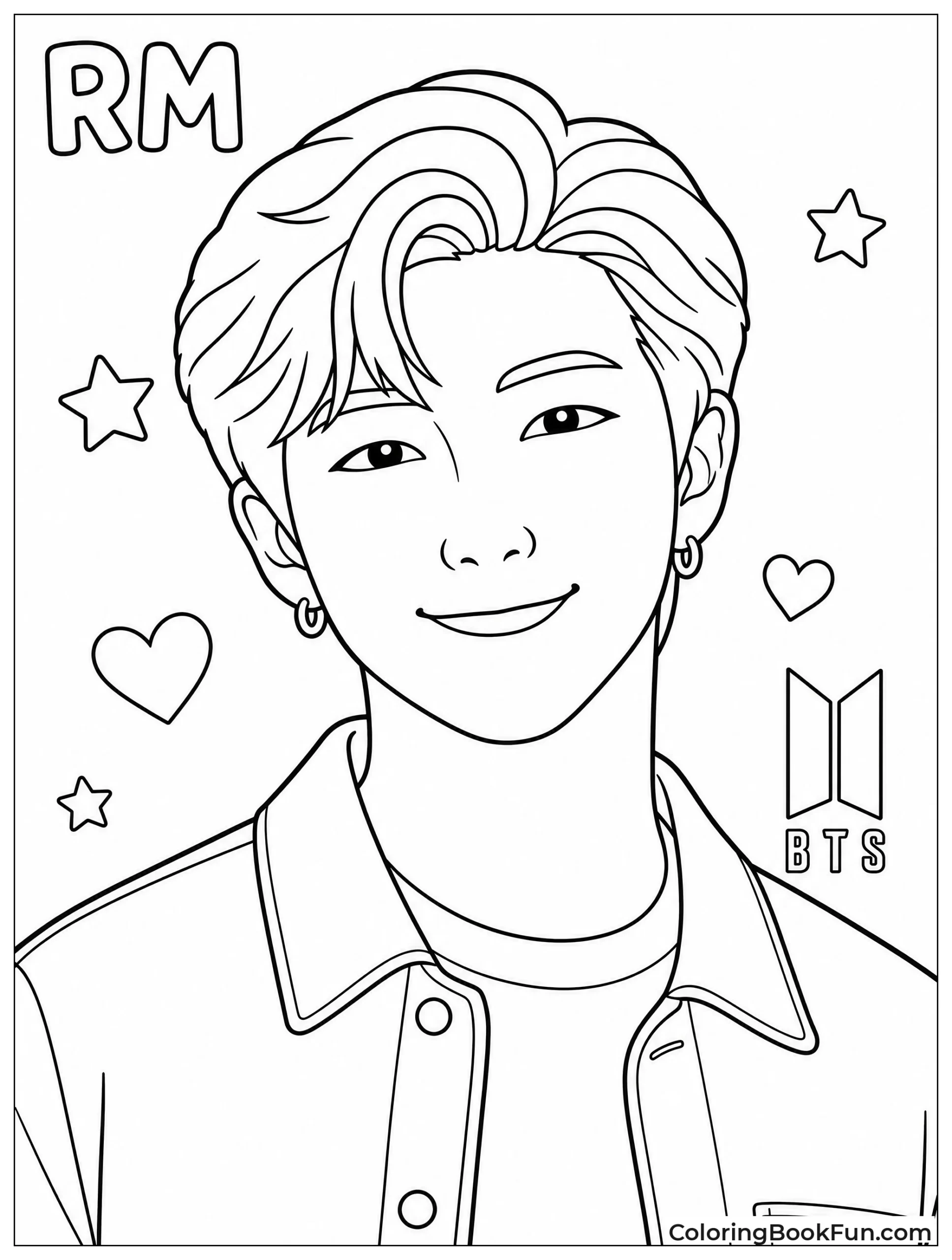 RM Smiling in Simple Portrait