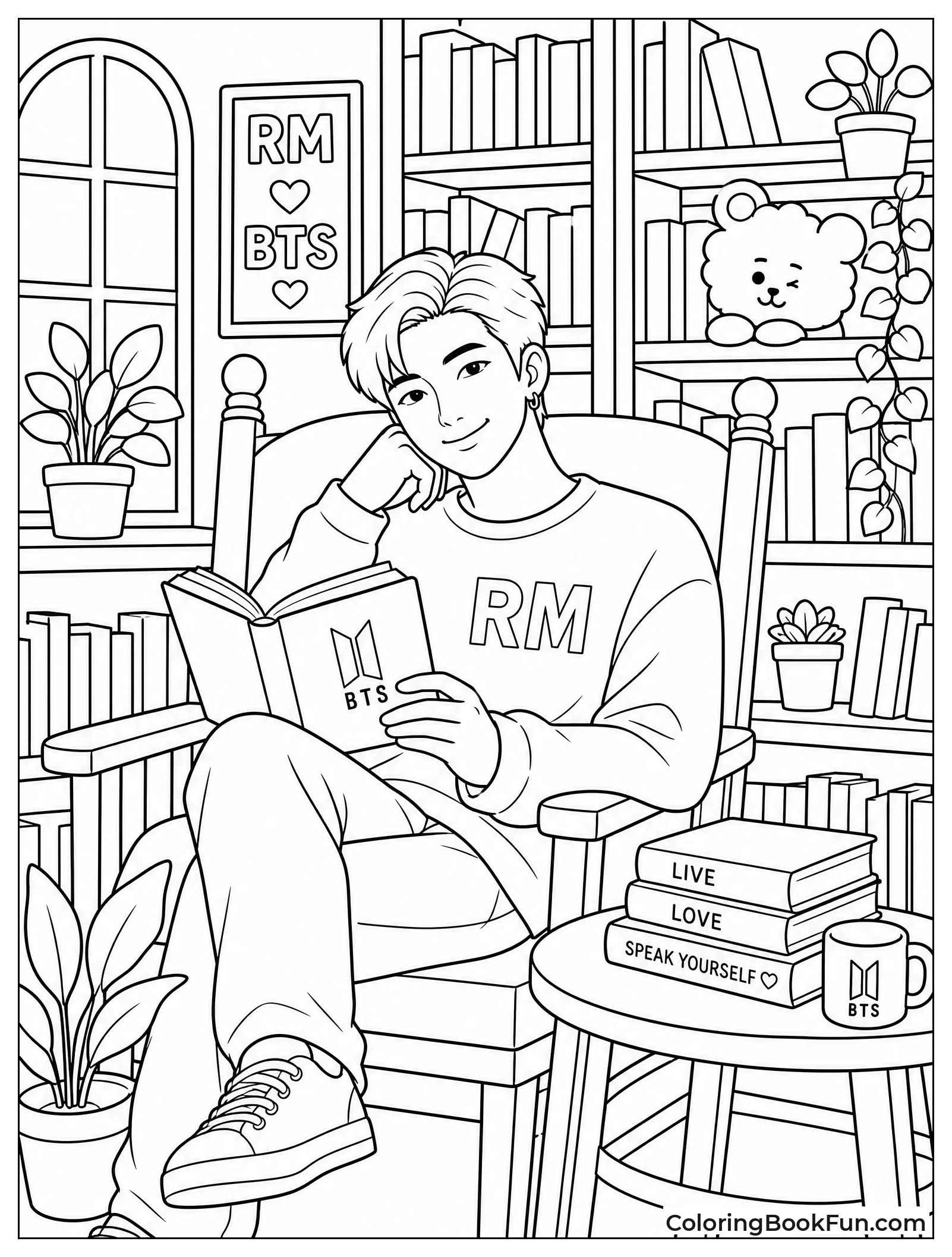 RM Reading in Cozy Library