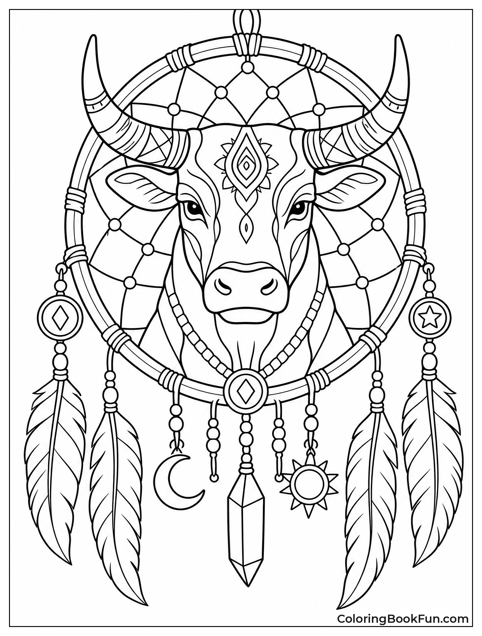 Bull Spirit in Dreamcatcher