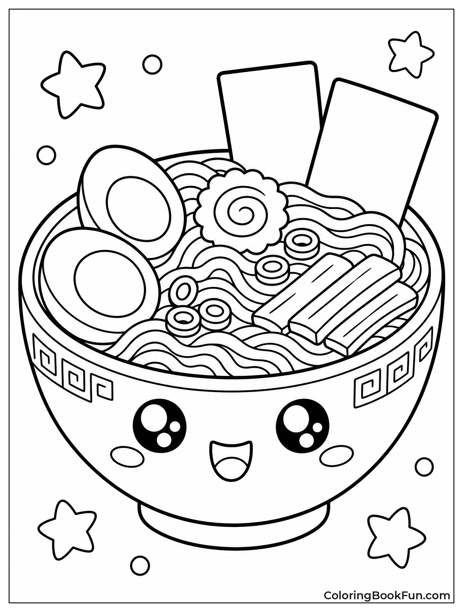 Chibi Ramen Bowl with Big Eyes