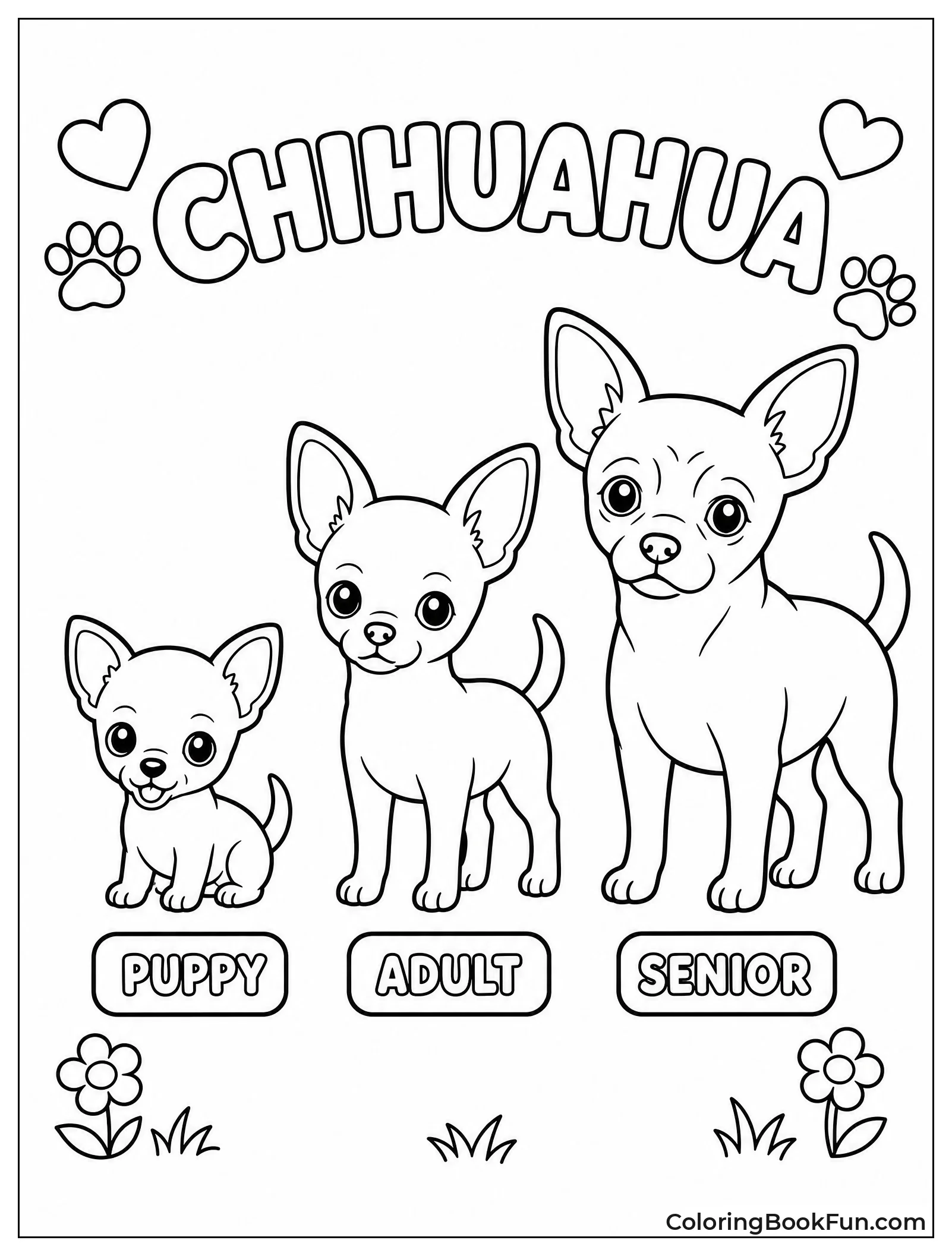 Chihuahua Growth from Puppy to Senior