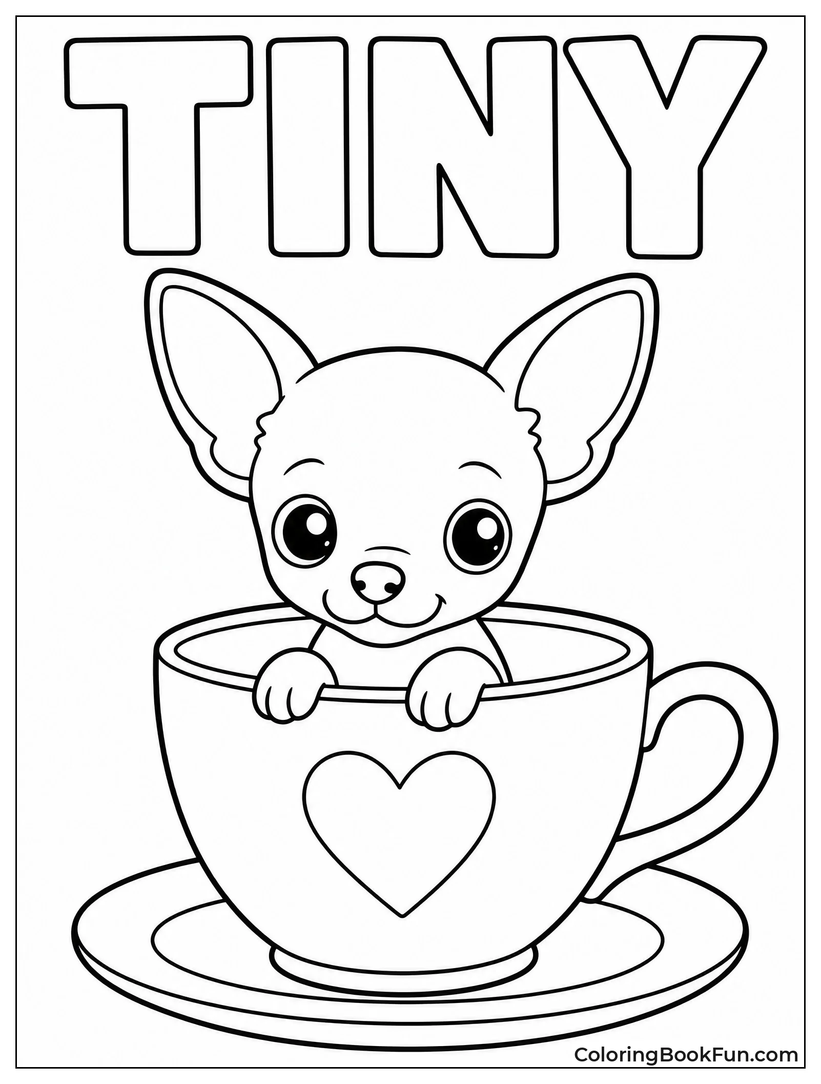 Tiny Chihuahua in Teacup