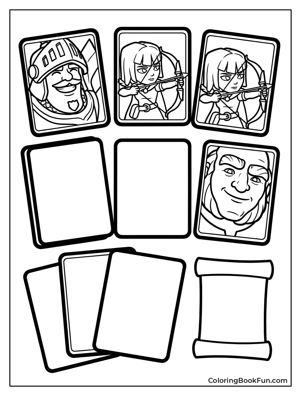 Popular Cards Laid Out Flat
