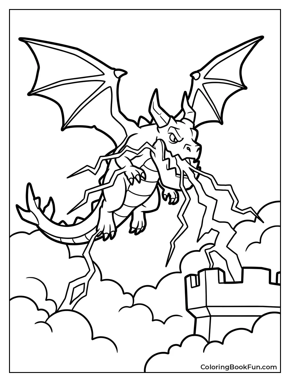 Electro Dragon Strikes with Lightning