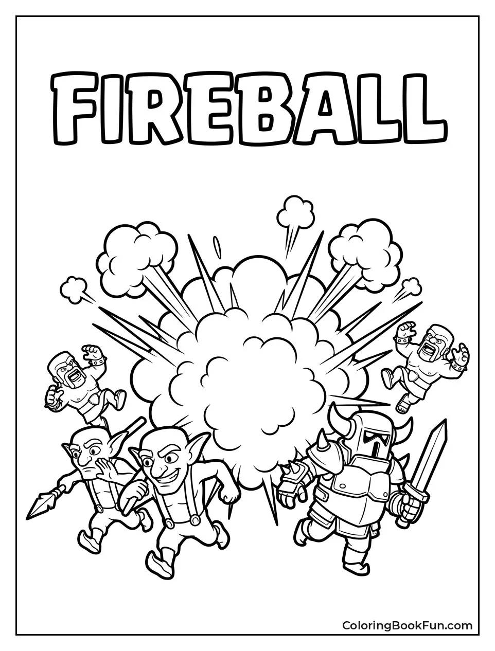 Fireball Explodes on Troops
