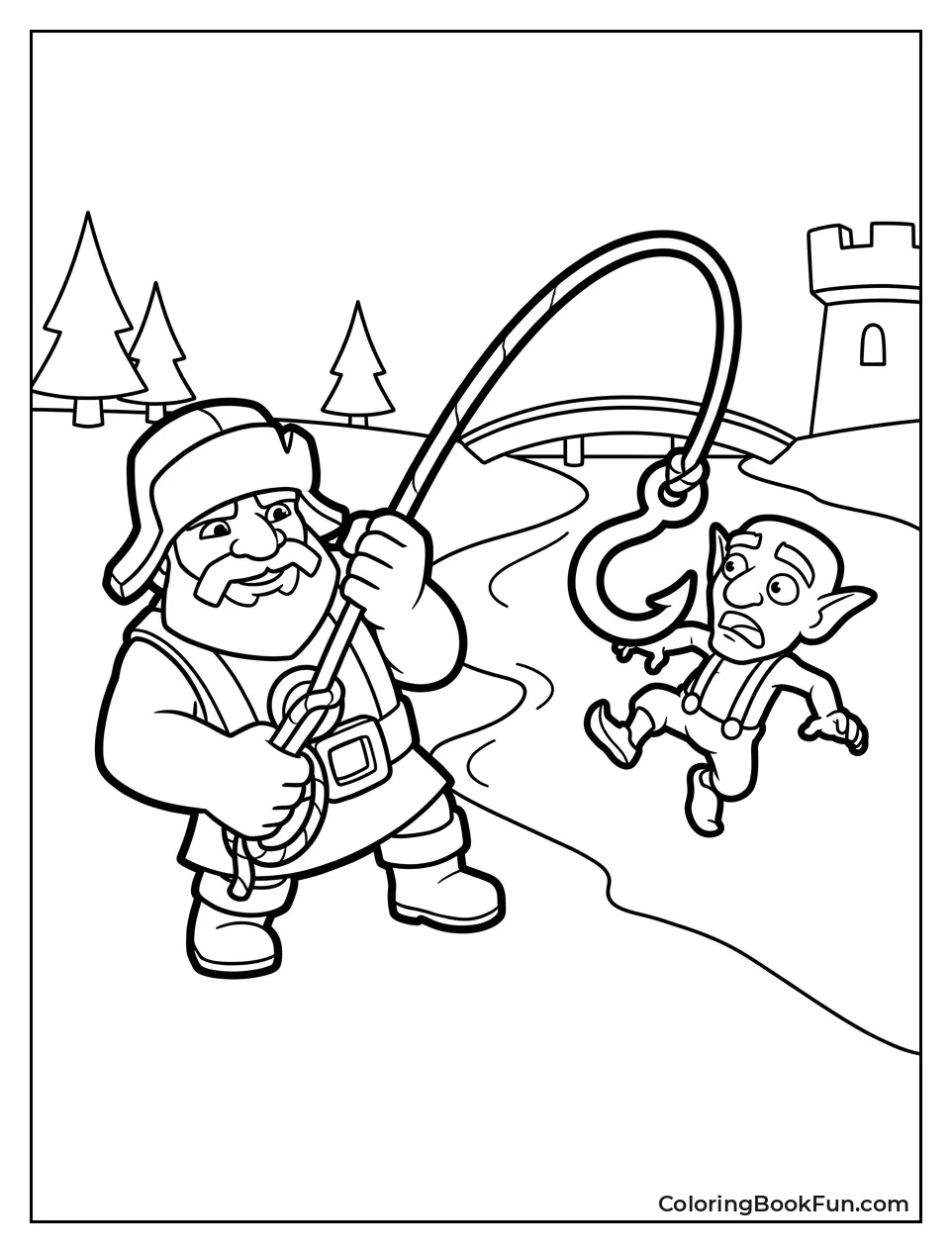 Fisherman Hooks Confused Goblin