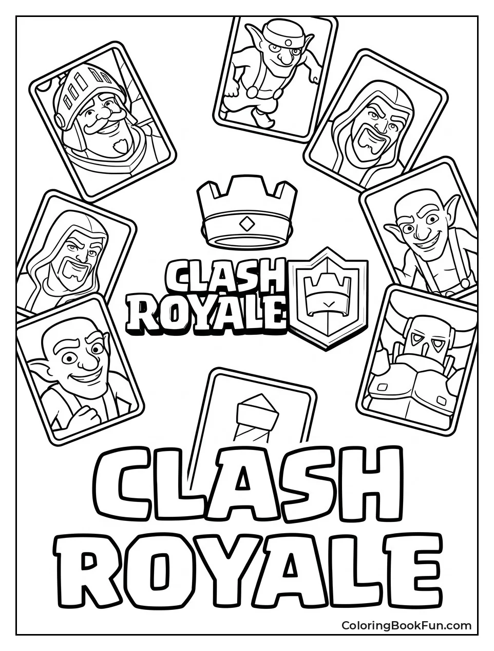 Official Logo Surrounded by Cards