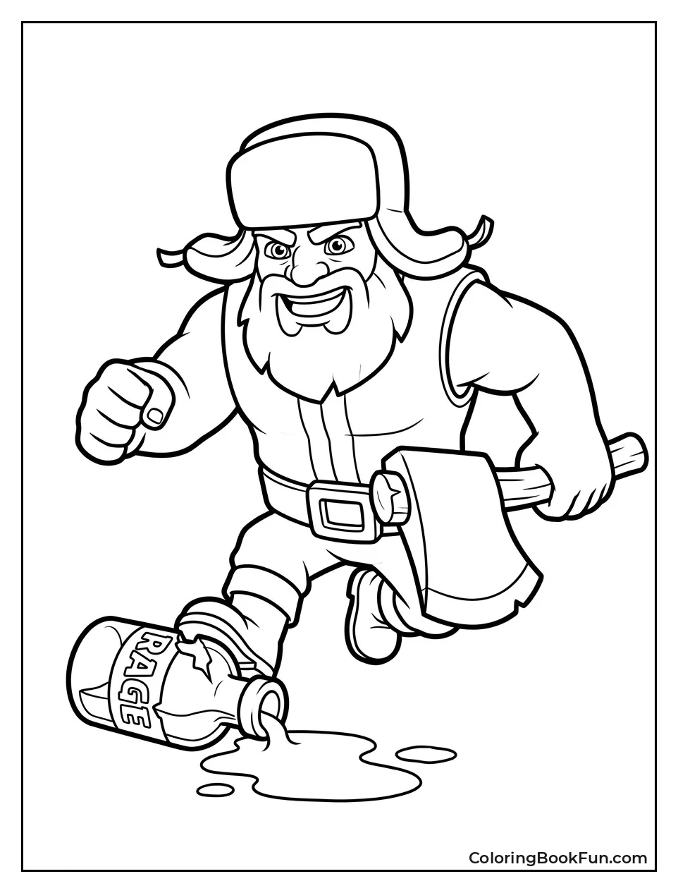 Lumberjack Runs with Rage