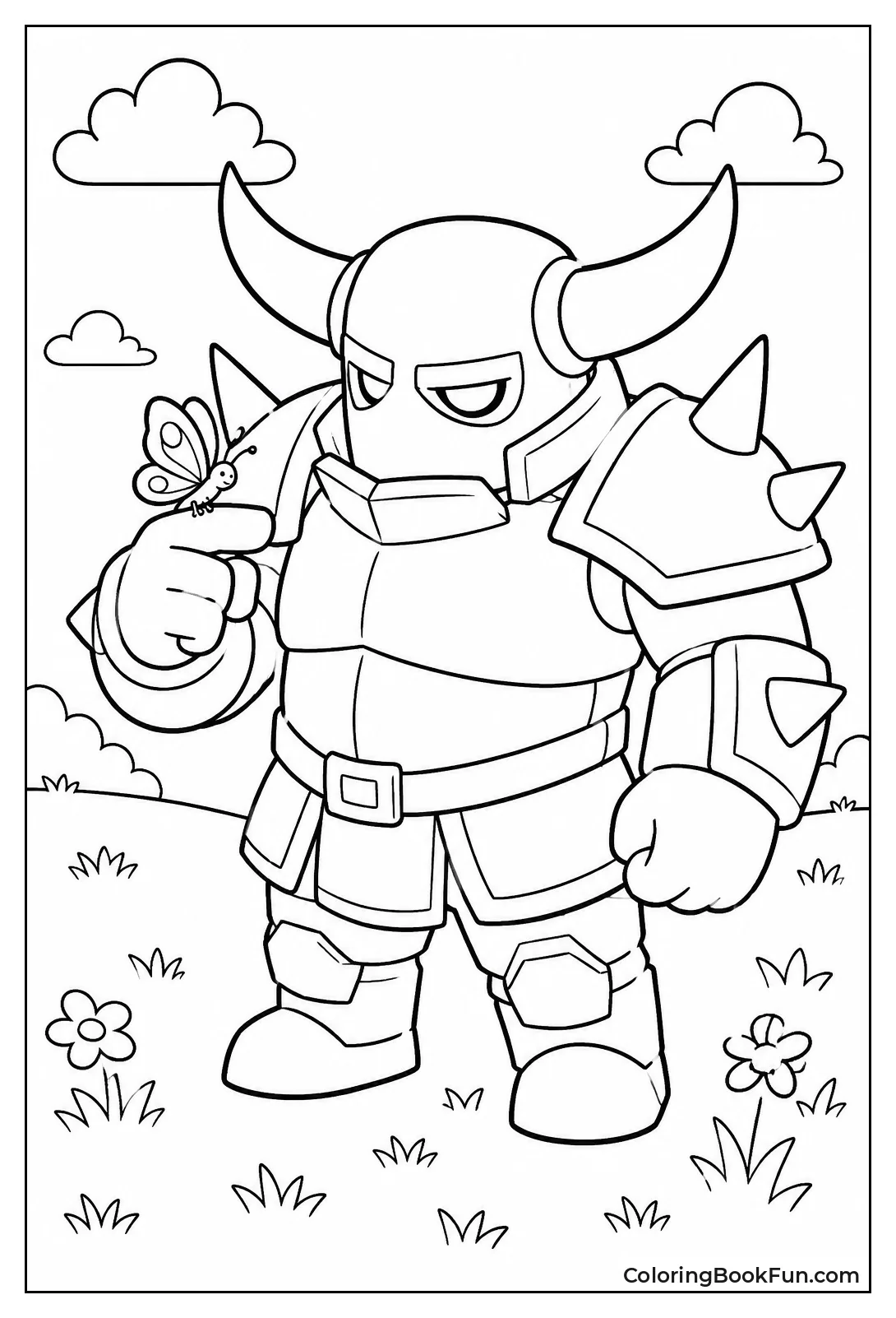 Pekka Looks at Tiny Butterfly