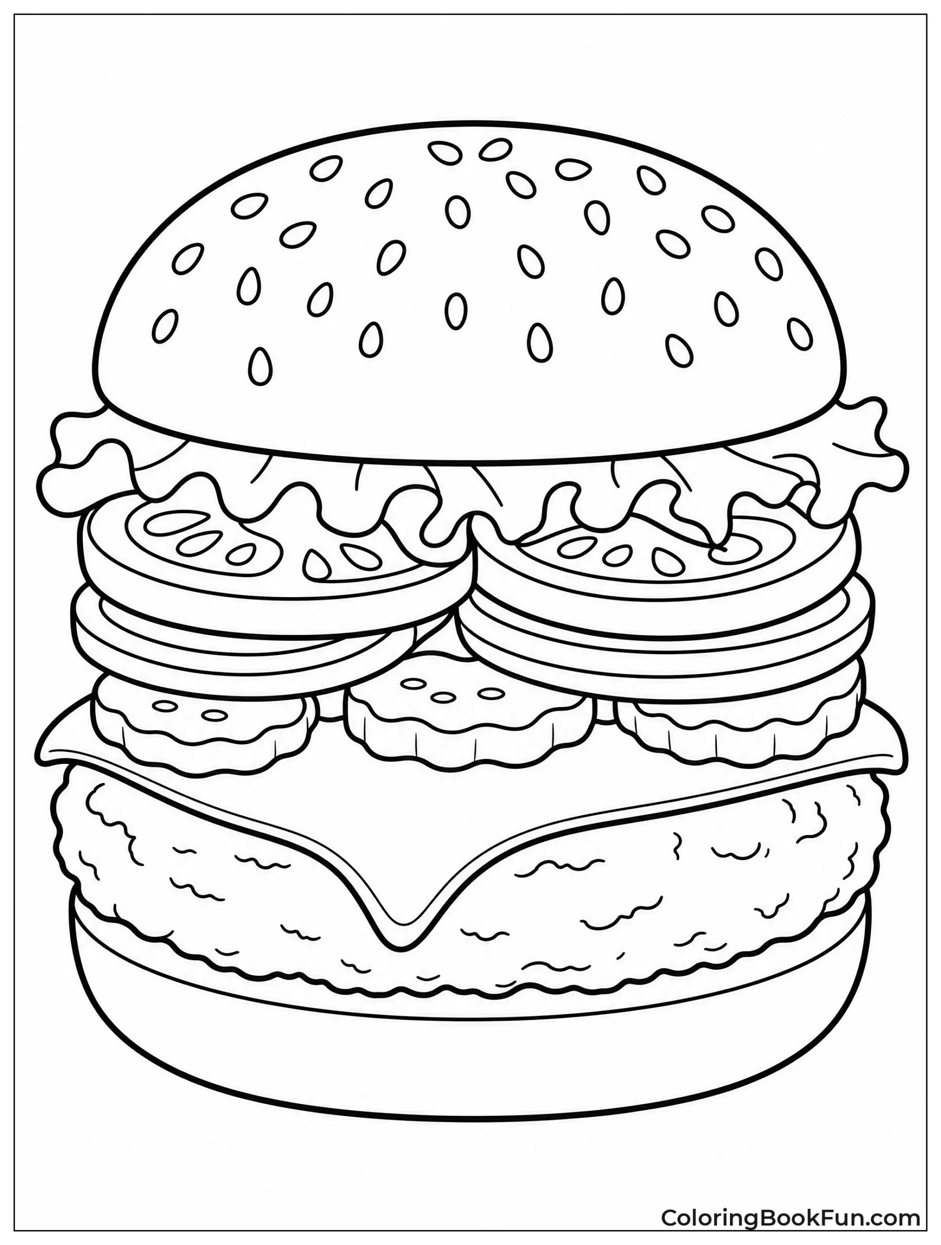 Classic Cheeseburger with All Toppings