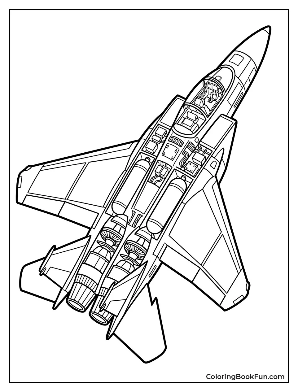Cutaway Showing Jet Inside Parts