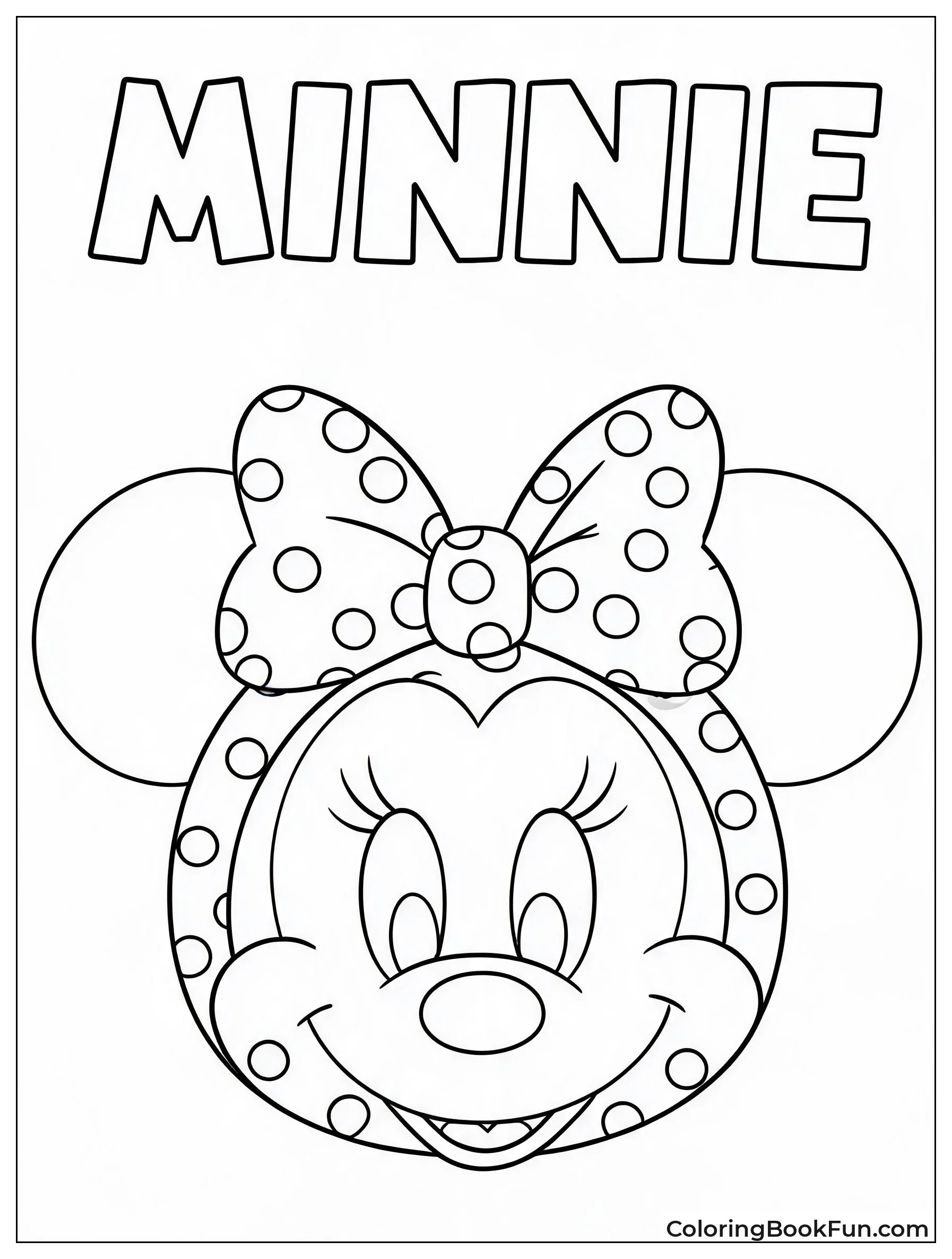 Minnie Smiles with Big Bow