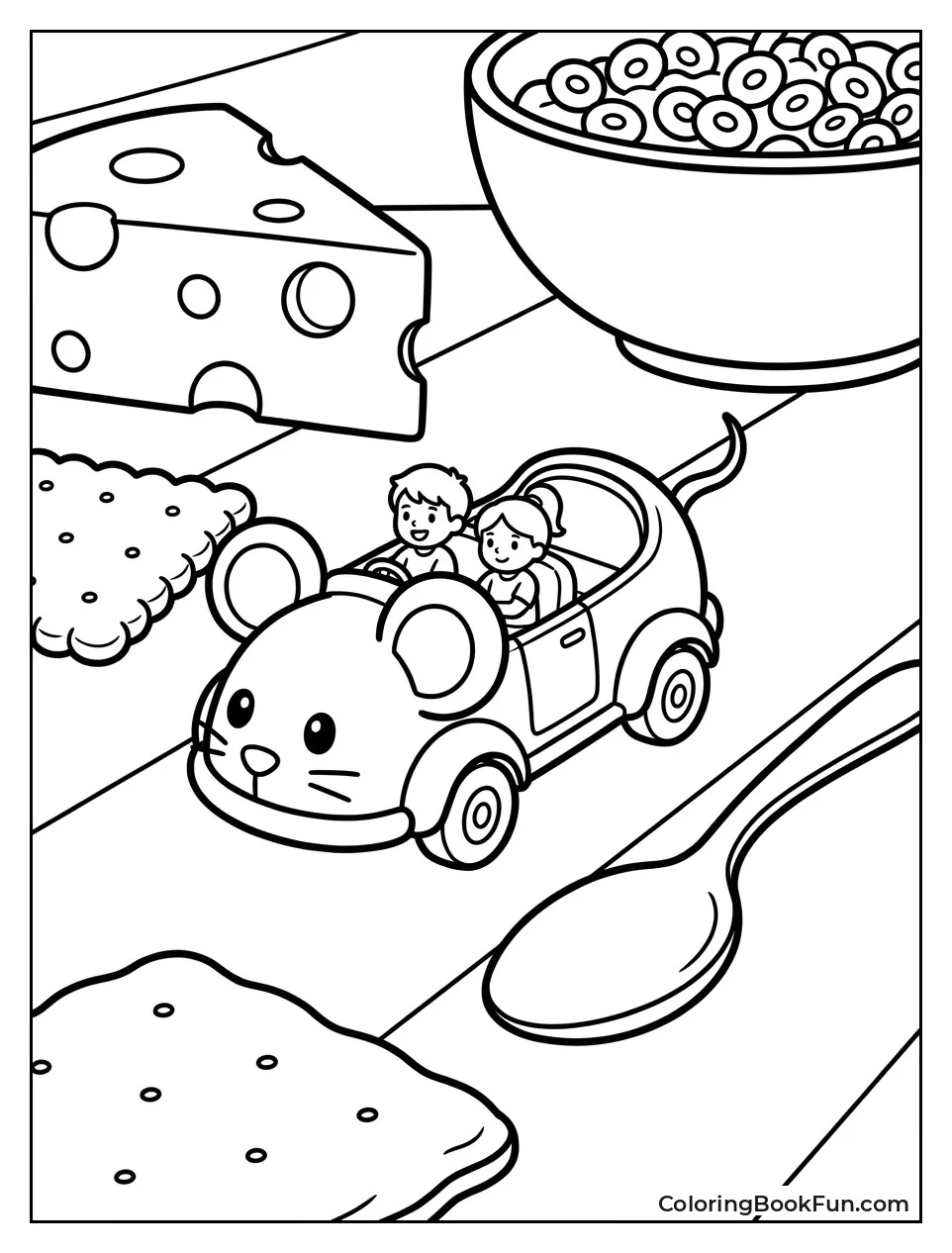 Mouse Vehicle Scampers Through Kitchen
