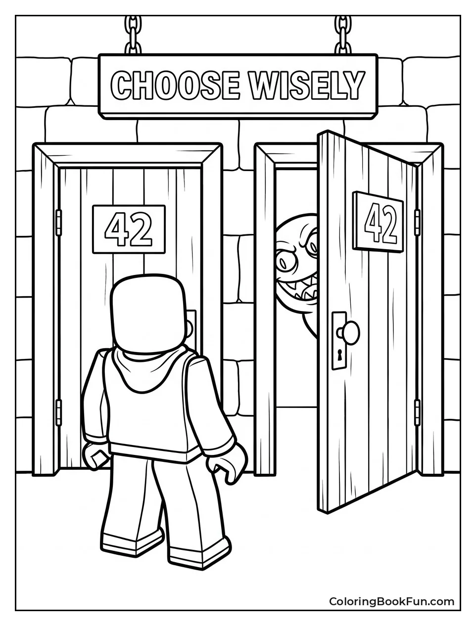 Player Facing Two Same Doors