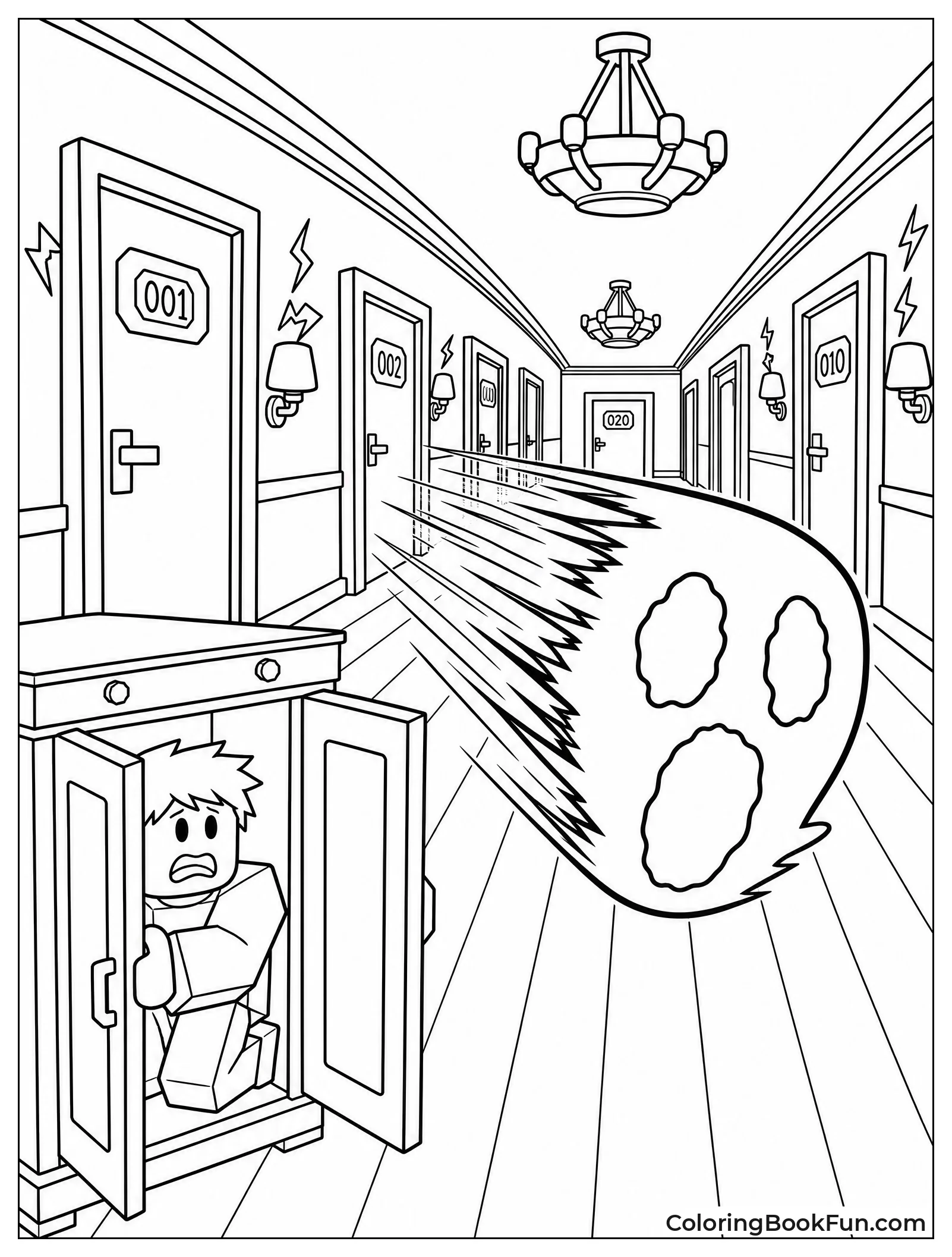 Rush Racing Down the Hall