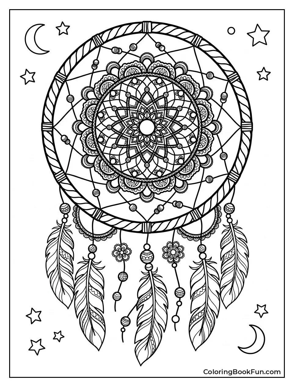 Intricate Mandala Shows Tiny Webs